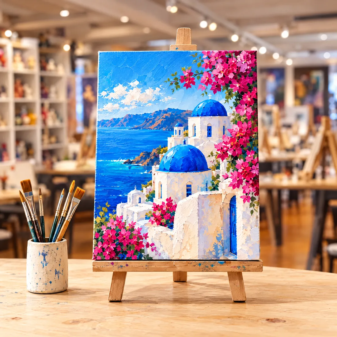 Acrylic Paint-Along — workshop photograph 1