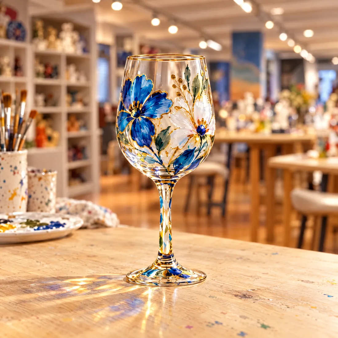 Glass Painting — workshop photograph 1
