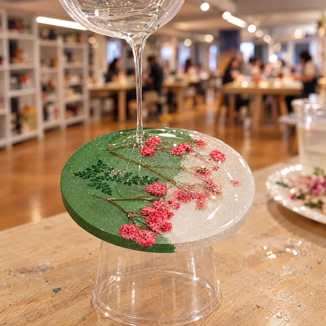Resin Coasters — workshop photograph 2