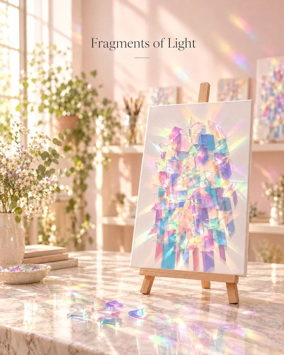 Fragments of Light workshop artwork supplied by Picasso Artists