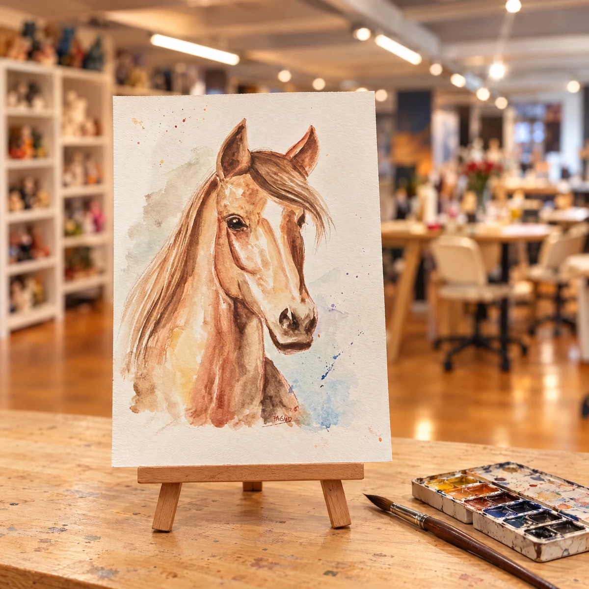 Watercolor — workshop card photograph 2